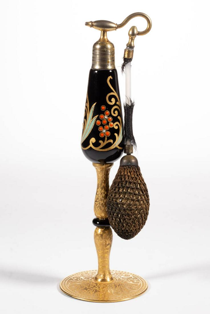 DEVILBISS ENAMEL-DECORATED ATOMIZER (1 of 1)