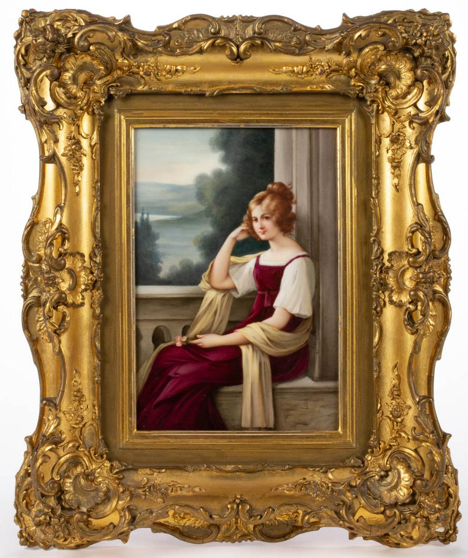 GERMAN KPM PORCELAIN PLAQUE (1 of 4)