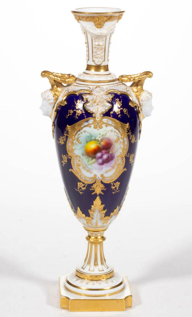 ENGLISH ROYAL WORCESTER PORCELAIN VASE (1 of 5)