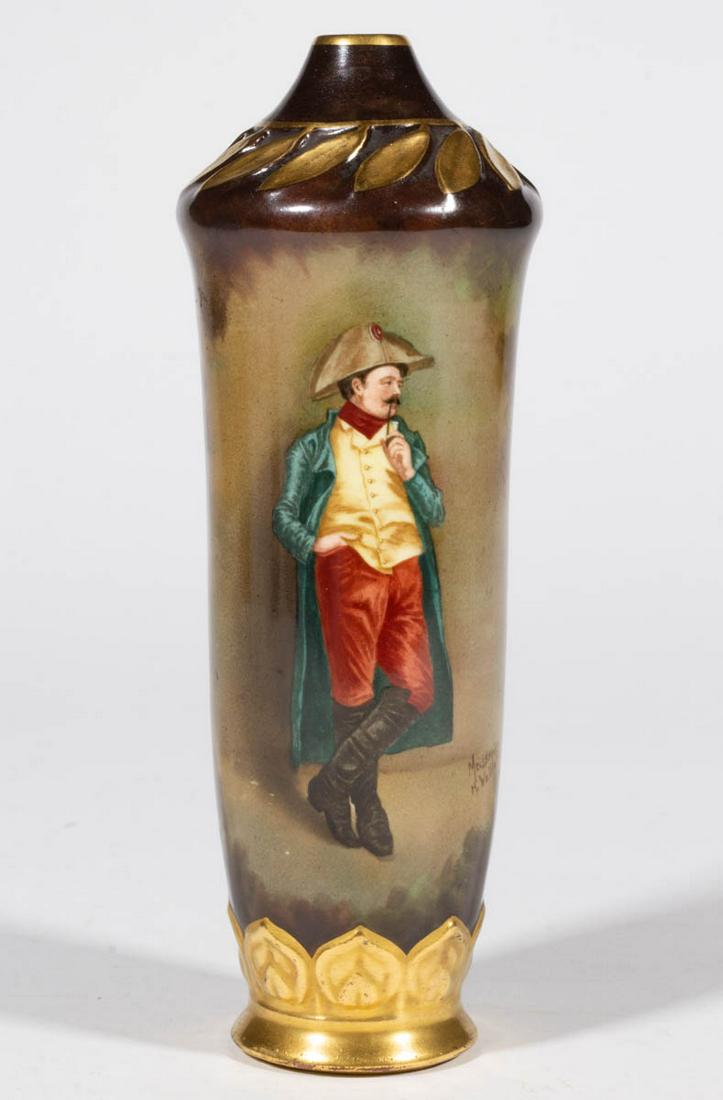 GERMAN ROYAL BONN PORCELAIN VASE (1 of 3)