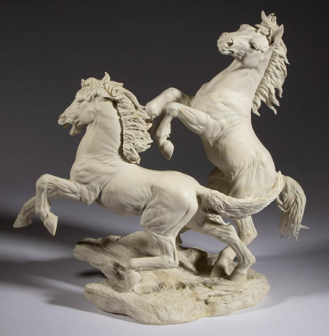 AMERICAN BOEHM LIMITED EDITION BISQUE PORCELAIN MUSTANG (1 of 4)