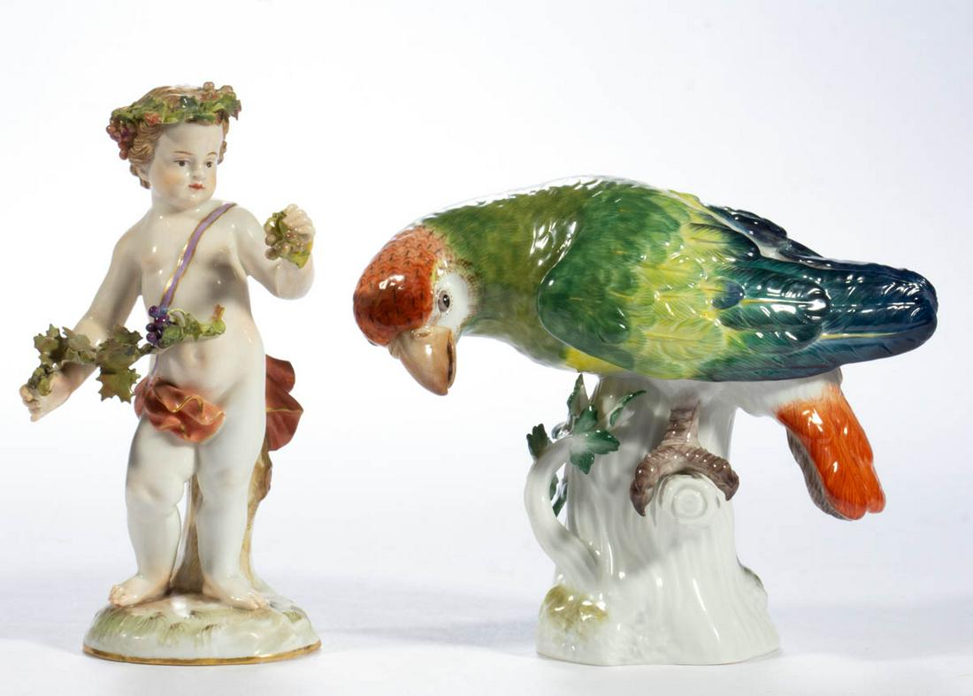 GERMAN MEISSEN PORCELAIN HAND-PAINTED PORCELAIN (1 of 5)