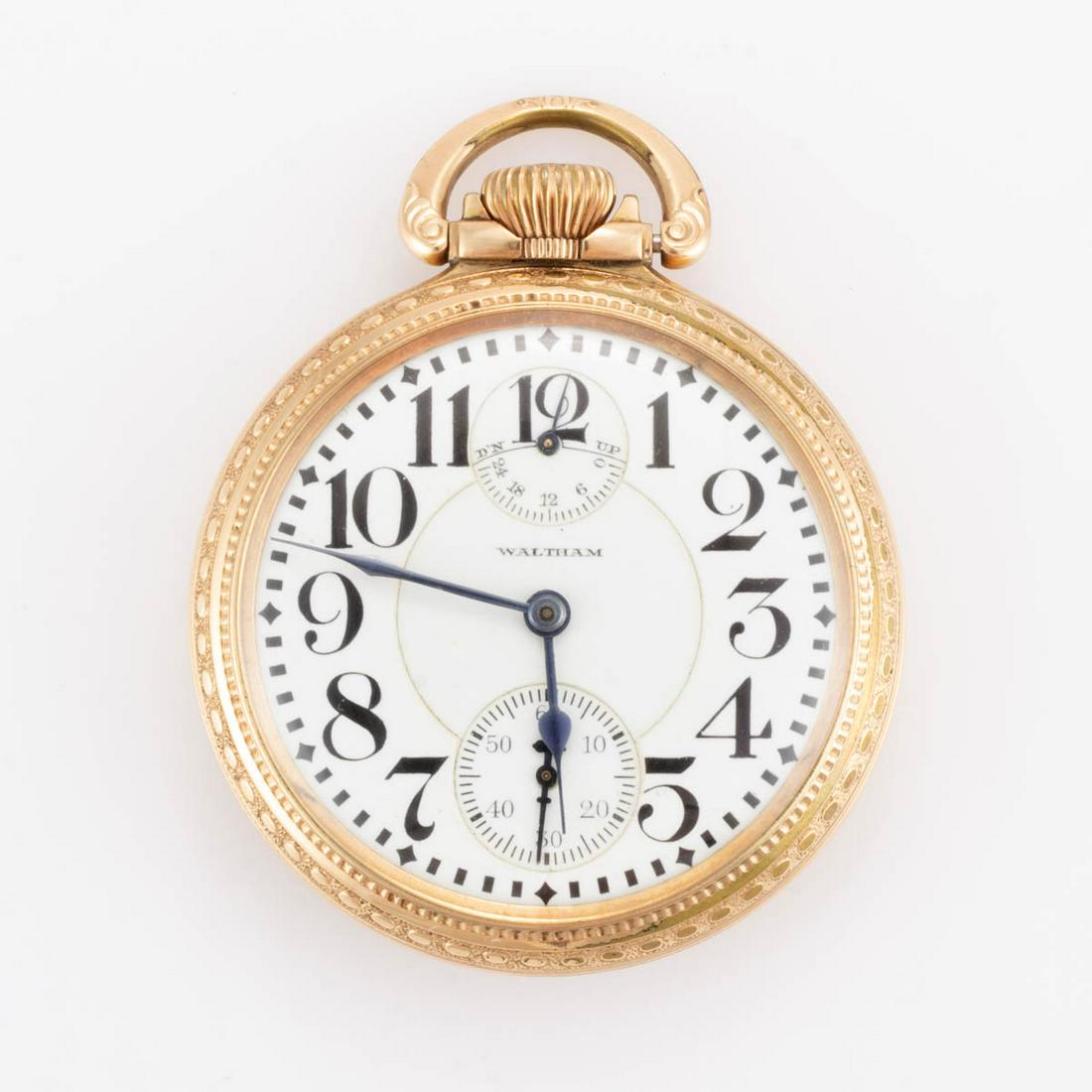 WALTHAM 23-JEWEL MODEL 1908 VANGUARD GRADE WIND (1 of 3)