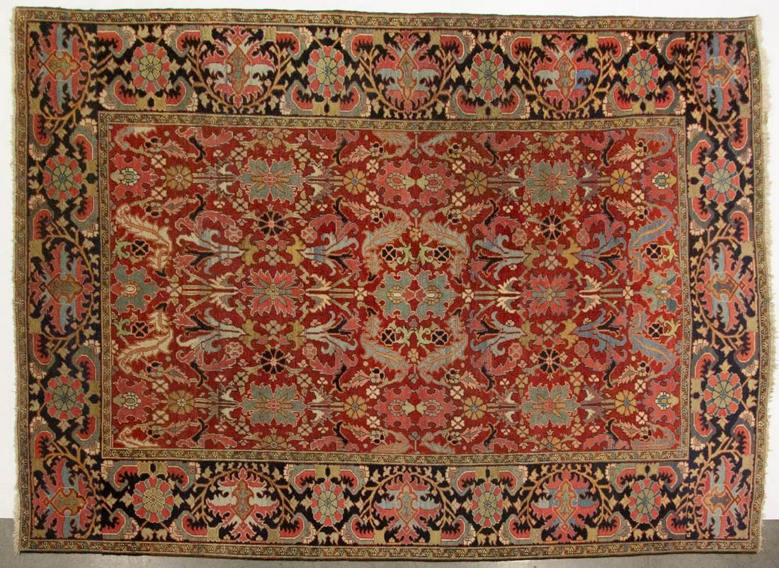 ANTIQUE PERSIAN ORIENTAL ROOM-SIZE CARPET / RUG (1 of 7)