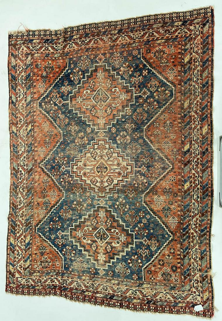 ANTIQUE CAUCASIAN ORIENTAL SCATTER RUG (1 of 6)
