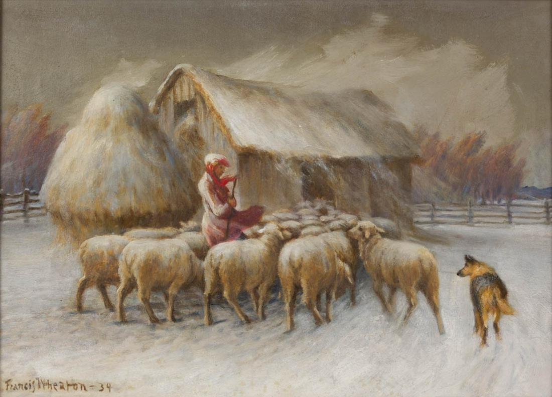 FRANCIS WHEATON (CHILEAN-AMERICAN, 1849-1942) WINTER (1 of 6)