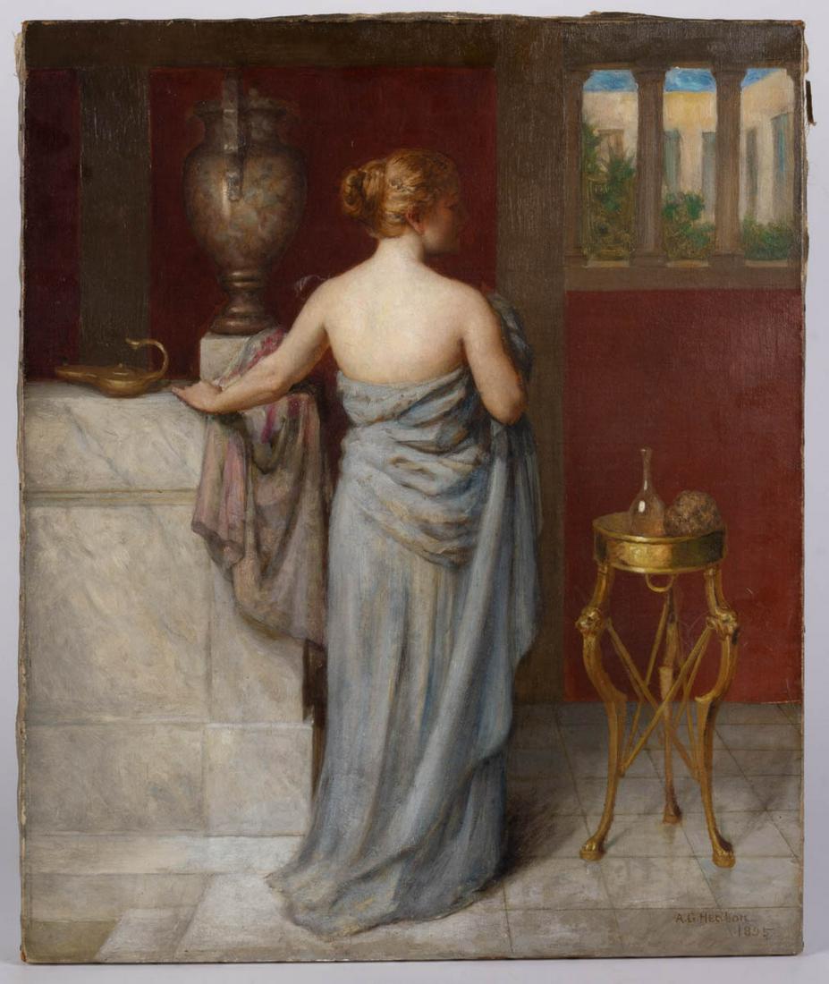 AUGUSTUS GOODYEAR HEATON (AMERICAN, 1844-1931) PORTRAIT (1 of 5)