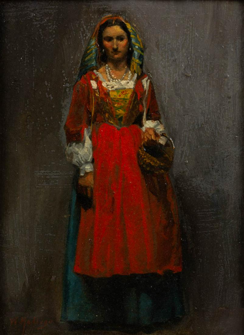 AMERICAN OR EUROPEAN SCHOOL (20TH CENTURY) PORTRAIT (1 of 5)