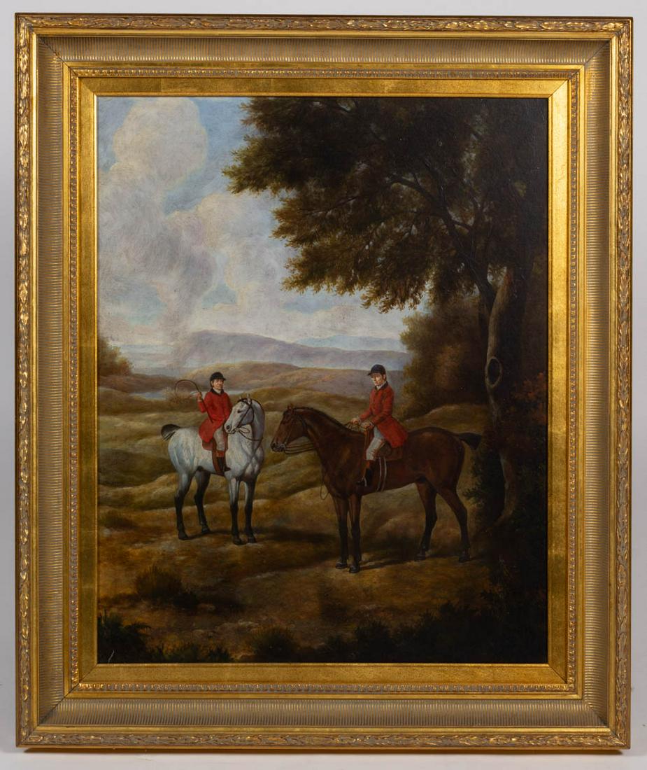 BRITISH SCHOOL (19TH CENTURY) EQUESTRIAN PAINTING (1 of 4)