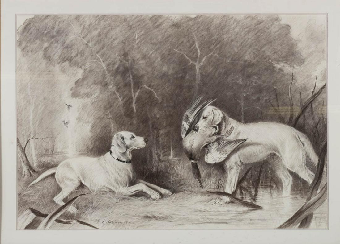 BERNARD DE CLAVIERE (FRENCH, 1934-2016) SPORTING SCENE (1 of 5)