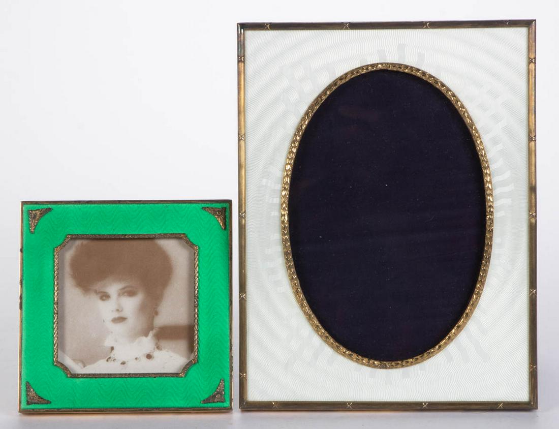 ITALIAN GUILLOCHE ENAMELED STERLING SILVER-FRONT (1 of 1)