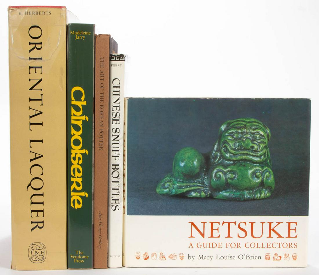 ASIAN DECORATIVE ARTS REFERENCE VOLUMES, LOT OF FIVE (1 of 1)