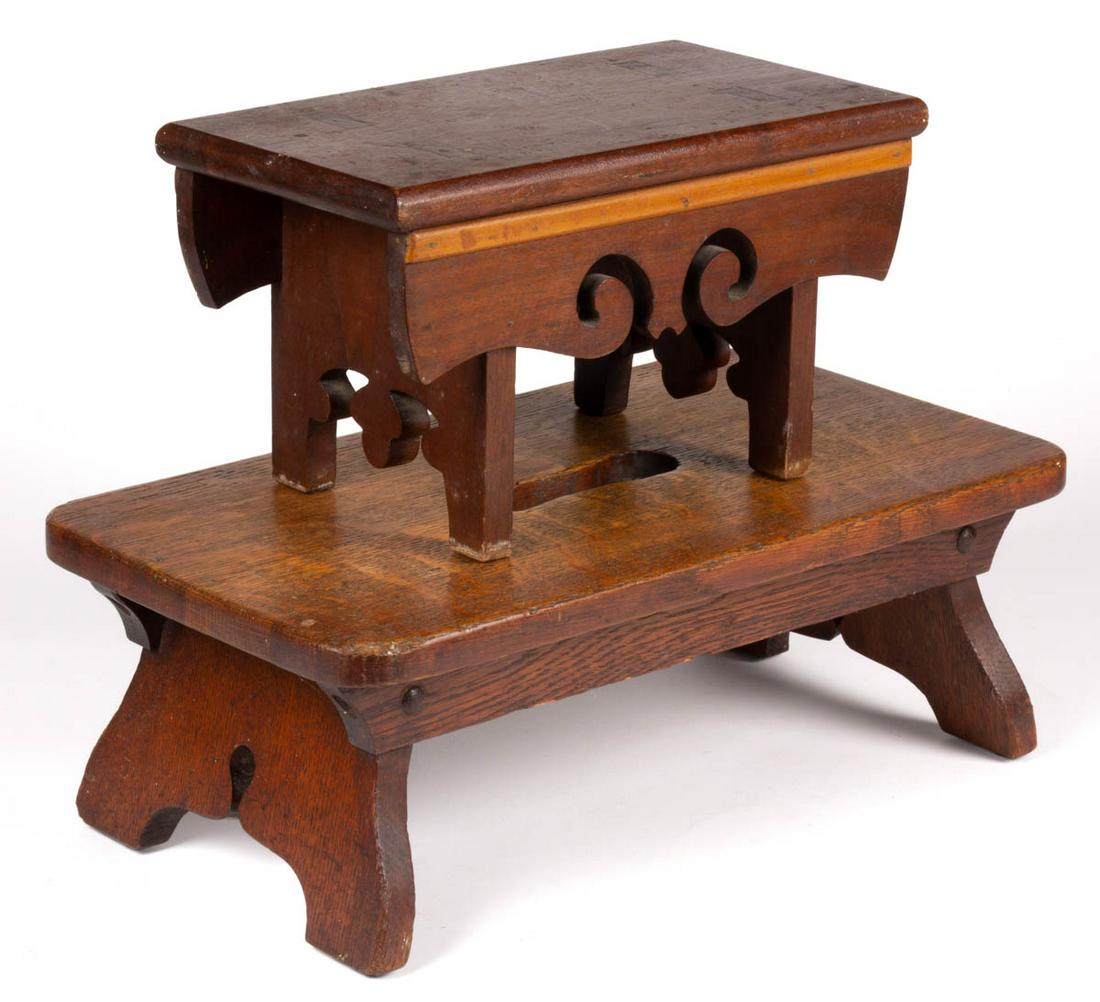 AMERICAN WALNUT FOOT STOOL (1 of 5)