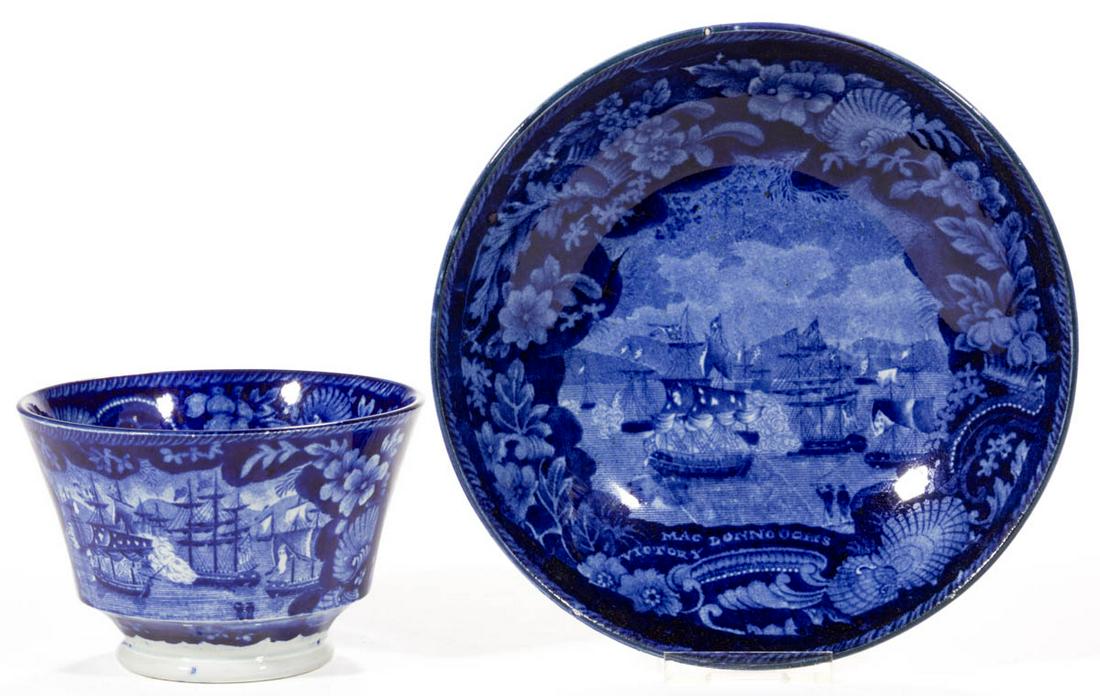 STAFFORDSHIRE AMERICAN HISTORICAL TRANSFER-PRINTED (1 of 1)