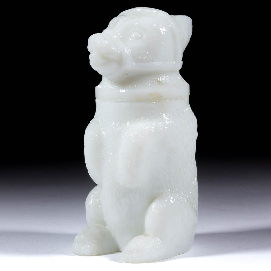 PRESSED MUZZLED BEAR MEDIUM-SIZE JAR (1 of 1)