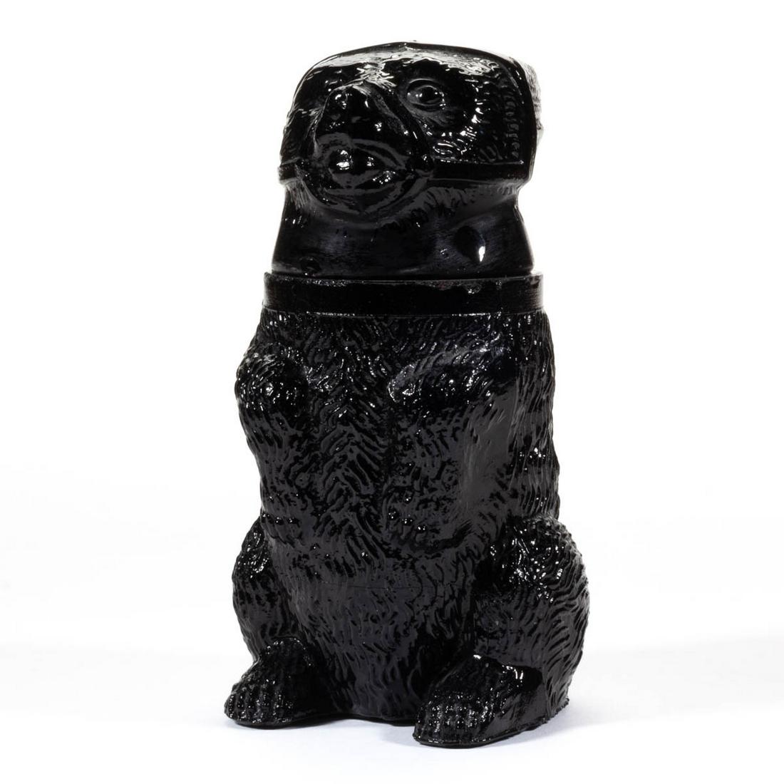 PRESSED MUZZLED BEAR SMALL-SIZE JAR (1 of 1)