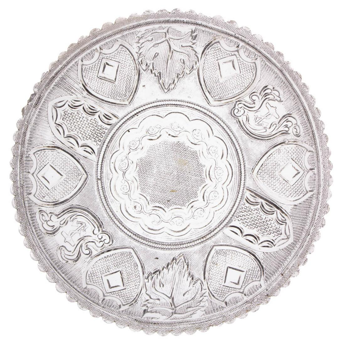 PRESSED LACY ANCHOR AND SHIELD NAPPIE (1 of 1)