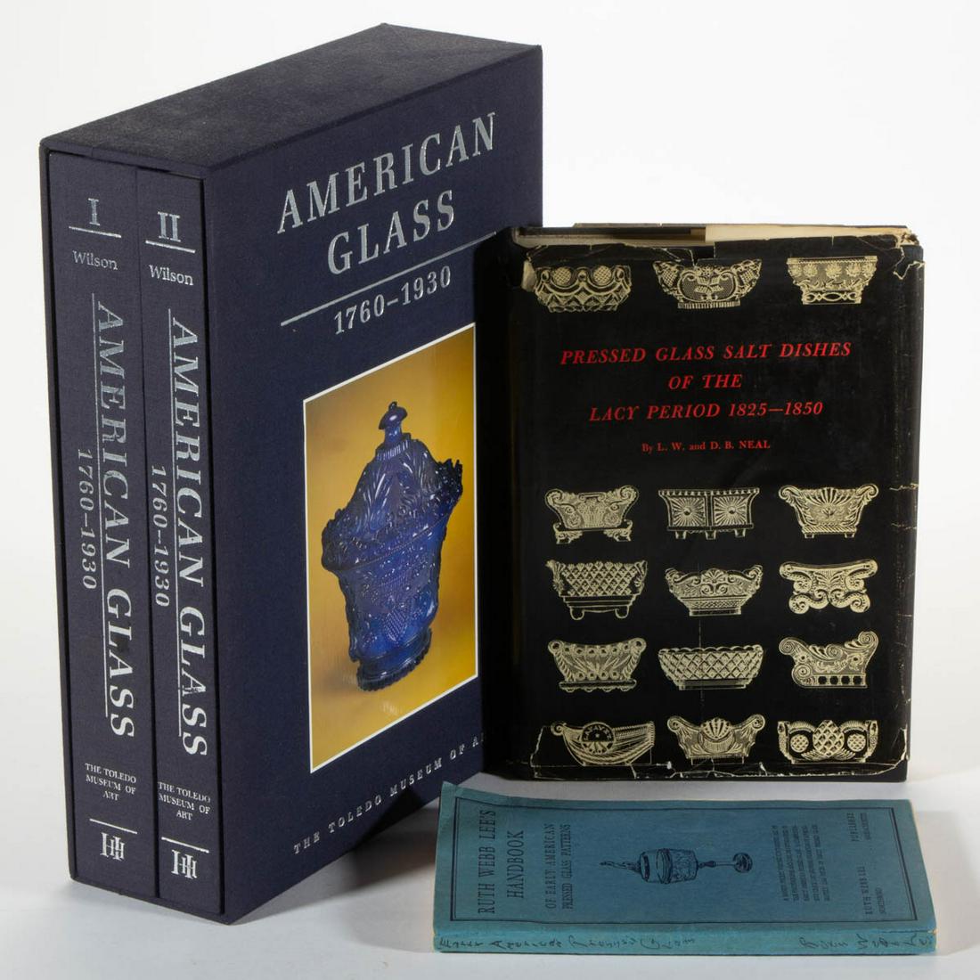 ASSORTED AMERICAN GLASS REFERENCE VOLUMES, LOT OF THREE (1 of 1)