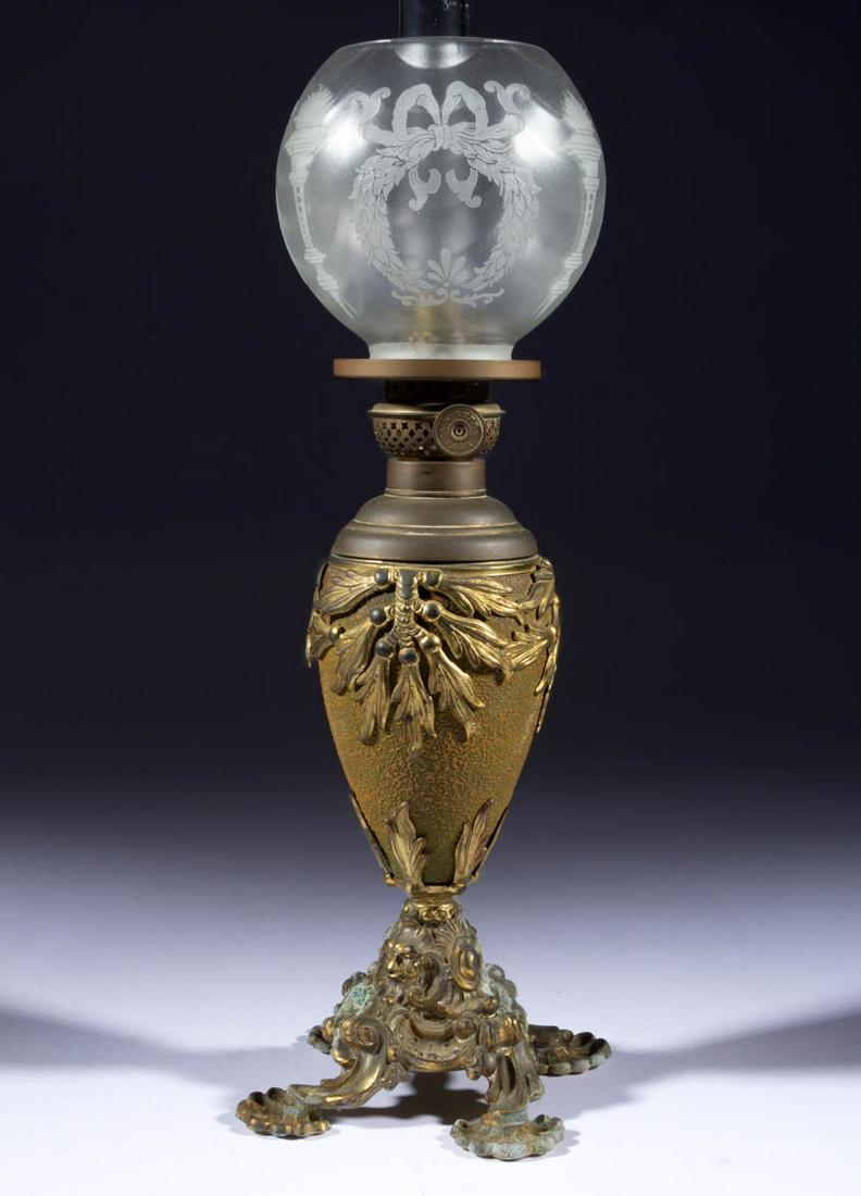 MIXED METALS JUNIOR VASE LAMP (1 of 1)