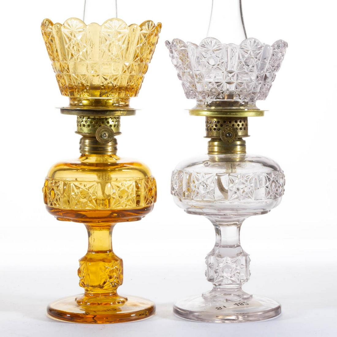 DAISY AND CUBE / STARS AND BARS MINIATURE STAND LAMPS, (1 of 1)