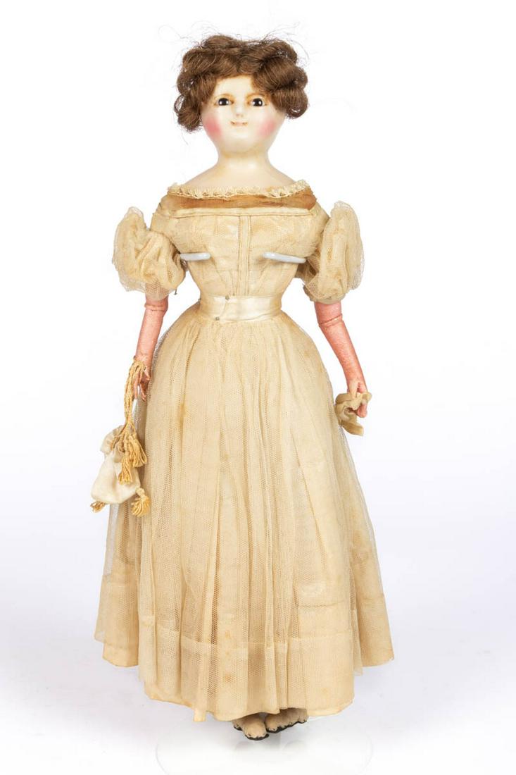 WAX-OVER CHARACTER LADY DOLL (1 of 4)