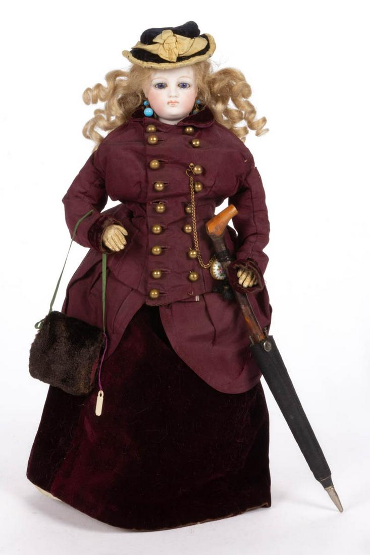 FRENCH BISQUE-HEAD FASHION LADY DOLL (1 of 5)
