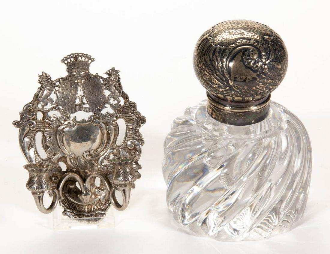 CONTINENTAL SILVER ARTICLES, LOT OF TWO (1 of 2)