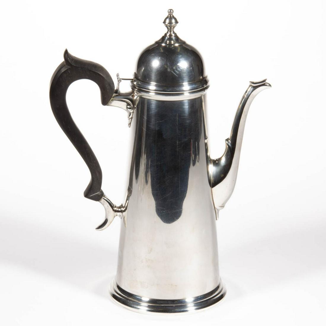 TUTTLE "GEORGE I" STERLING SILVER COFFEE POT (1 of 1)