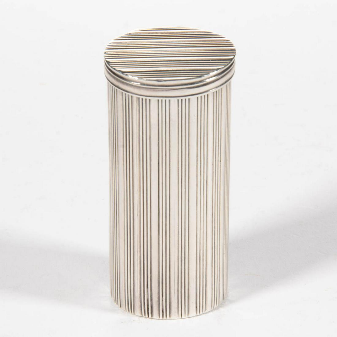 GEORGIAN ENGLISH STERLING SILVER NUTMEG GRATER (1 of 3)