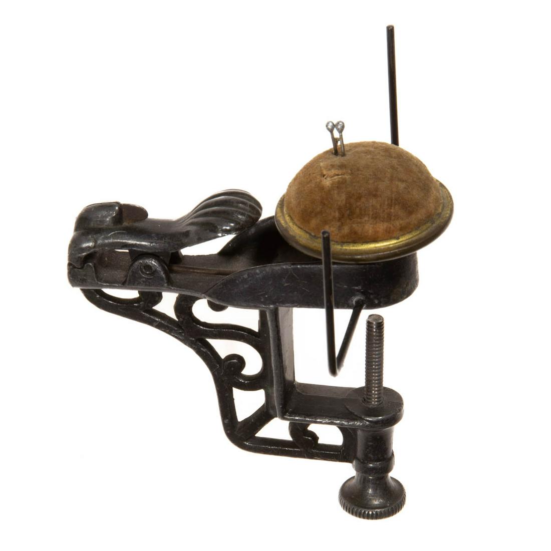 CAST-METAL "THE LADIES' SEWING ASSISTANT" SEWING COMBINATION CLAMP (1 of 2)