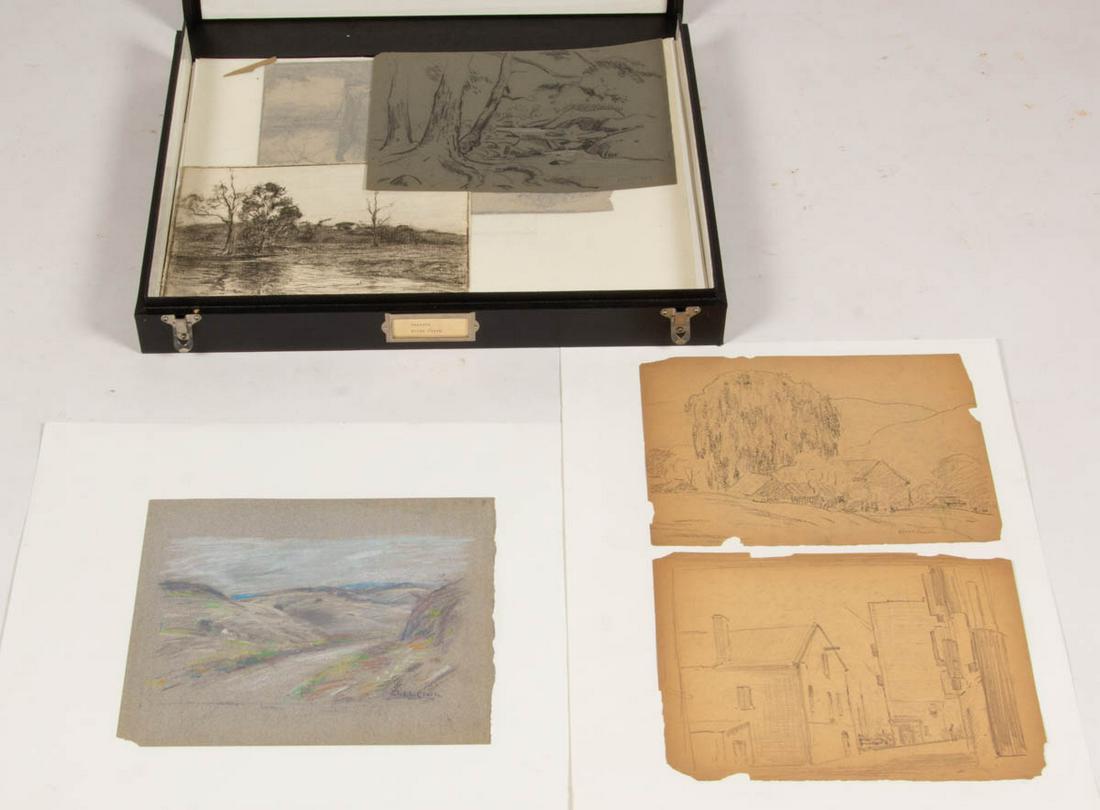 GROUPING OF ELIOT CANDEE CLARK (AMERICAN, 1883-1980) DRAWINGS (1 of 7)