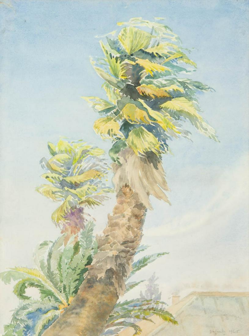 AMERICAN SCHOOL (20TH CENTURY) FLORIDA LANDSCAPE (1 of 4)