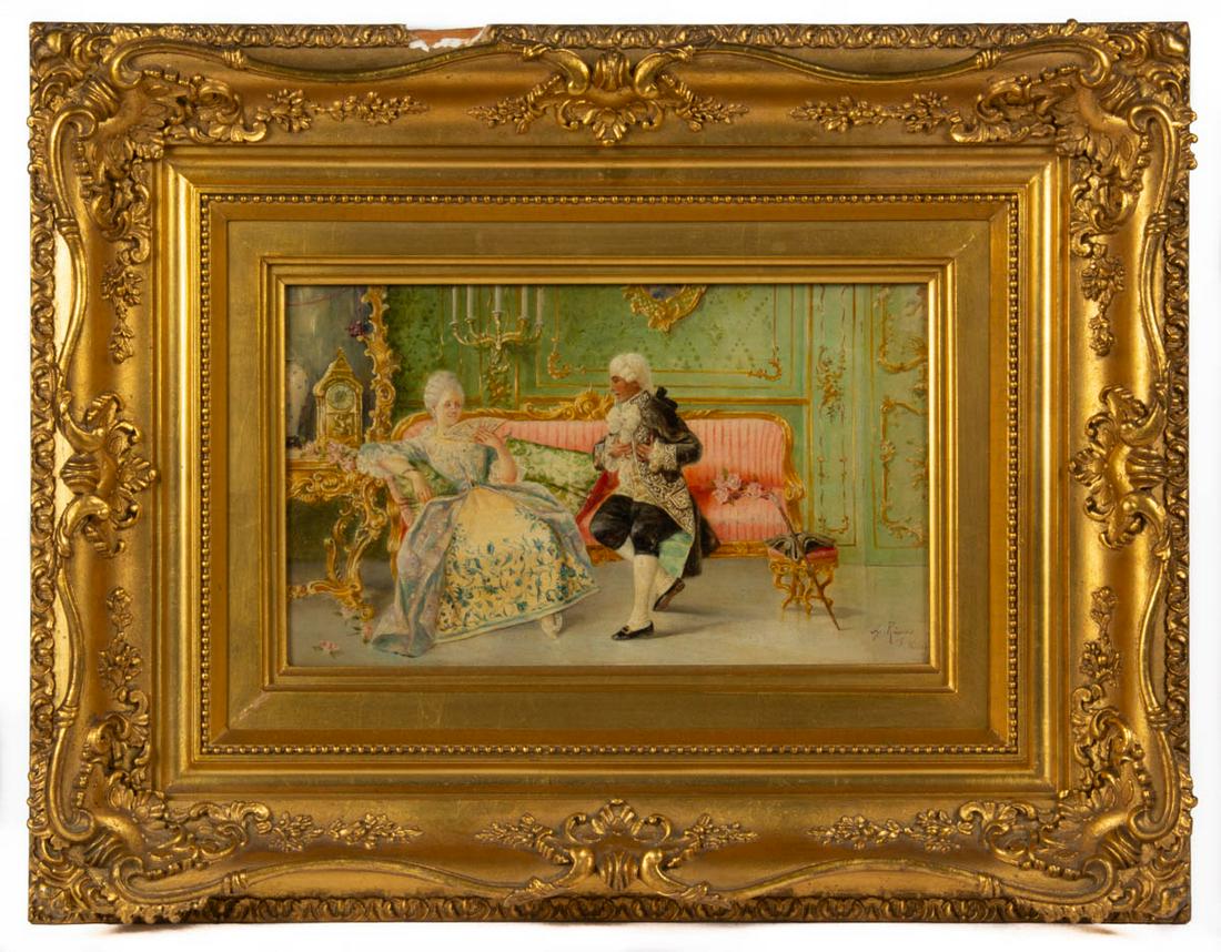 ANTONIO RIVAS (SPANISH, 1845-1911) GENRE SCENE (1 of 5)