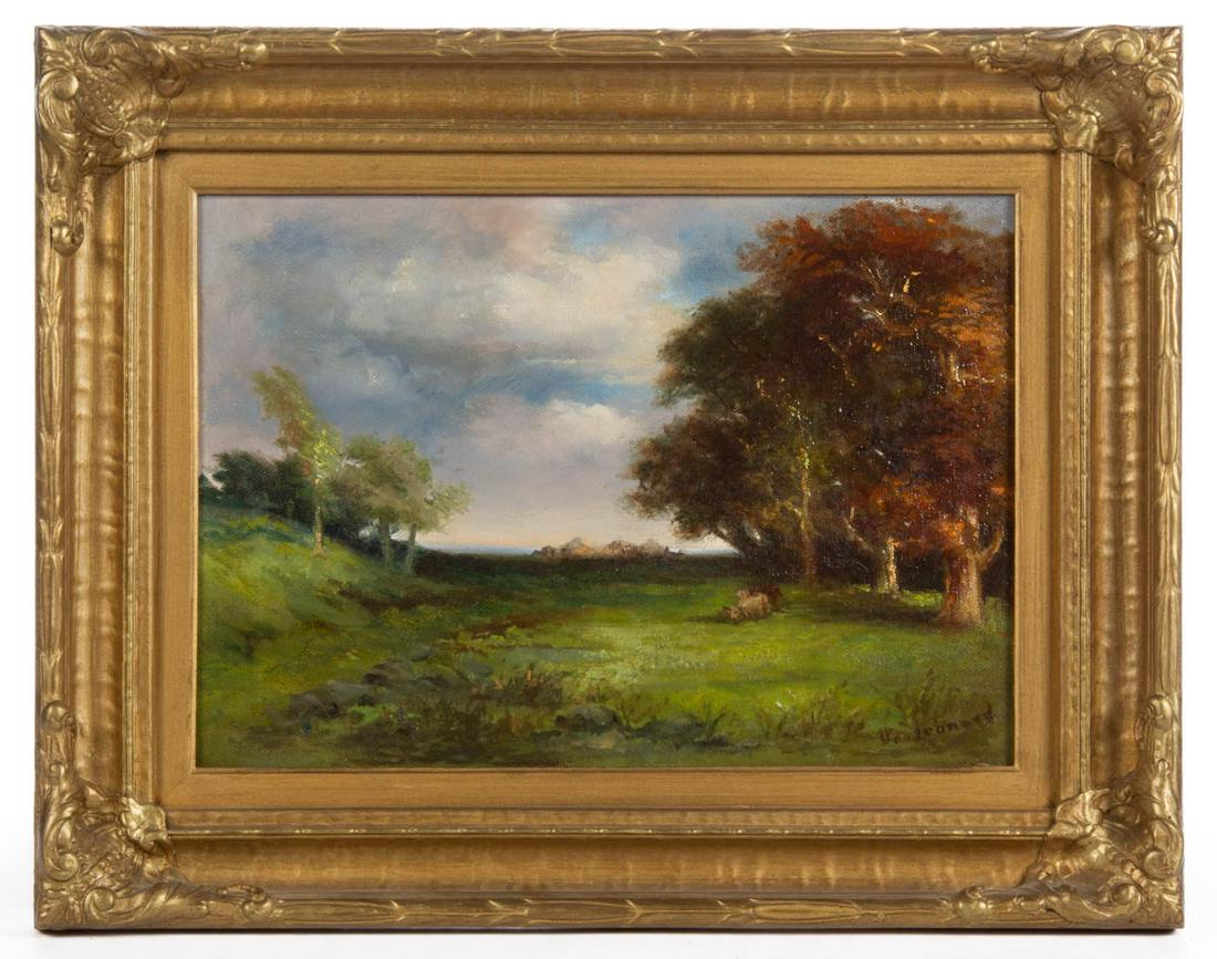 AMERICAN SCHOOL (20TH CENTURY) LANDSCAPE PAINTING (1 of 6)