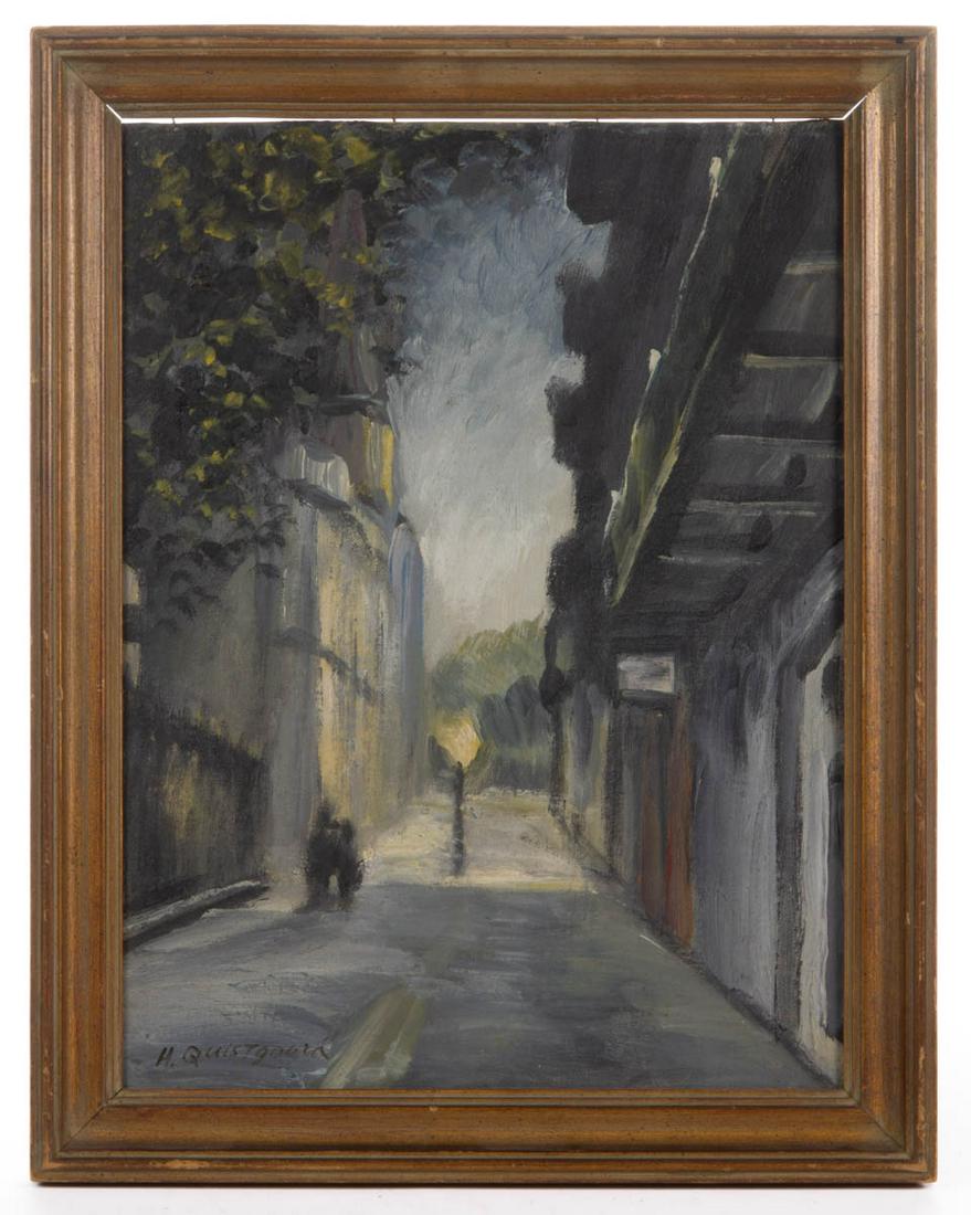 HAROLD IVAR QUISTGAARD (NEW ORLEANS, 1914 - 2008) "PIRATE'S ALLEY" STREET SCENE (1 of 6)