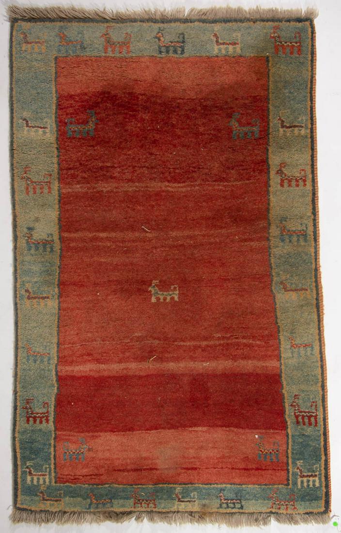 SEMI-ANTIQUE ORIENTAL RUG / CARPET (1 of 4)