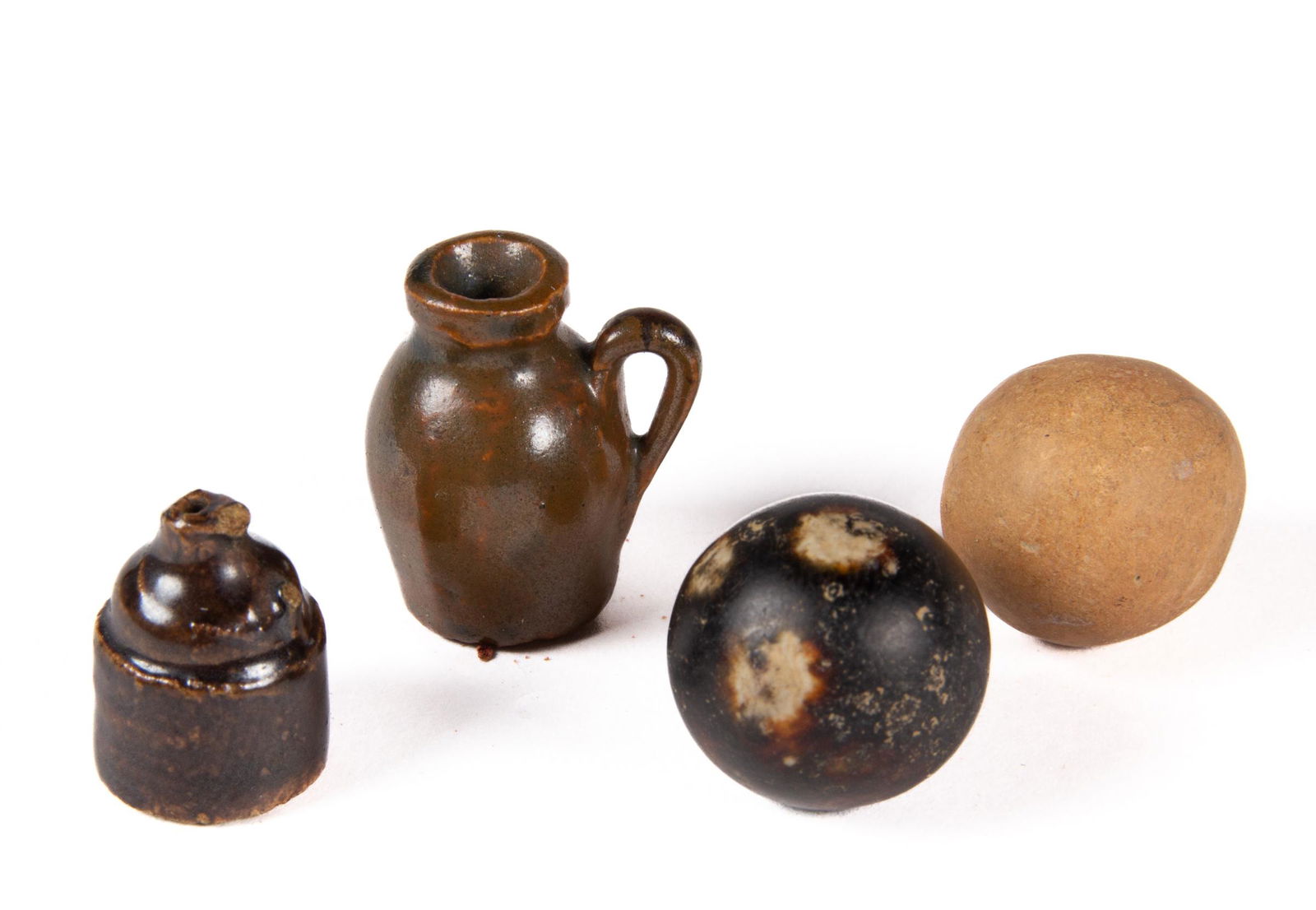 EMANUEL SUTER ATTRIBUTED, ROCKINGHAM CO., SHENANDOAH VALLEY OF VIRGINIA EARTHENWARE / REDWARE TOY (1 of 1)