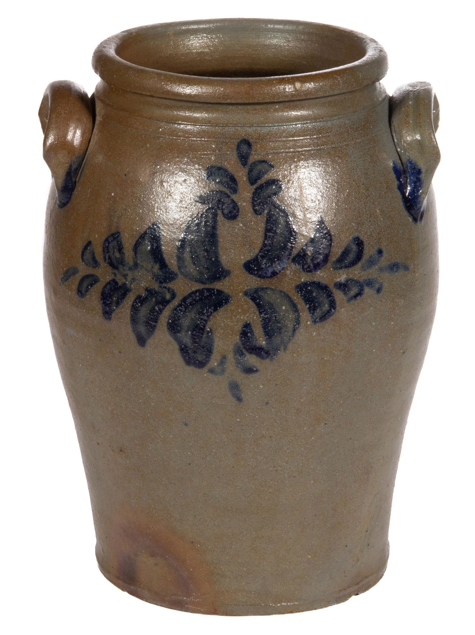 JAMES RIVER, VIRGINIA DECORATED STONEWARE JAR (1 of 5)