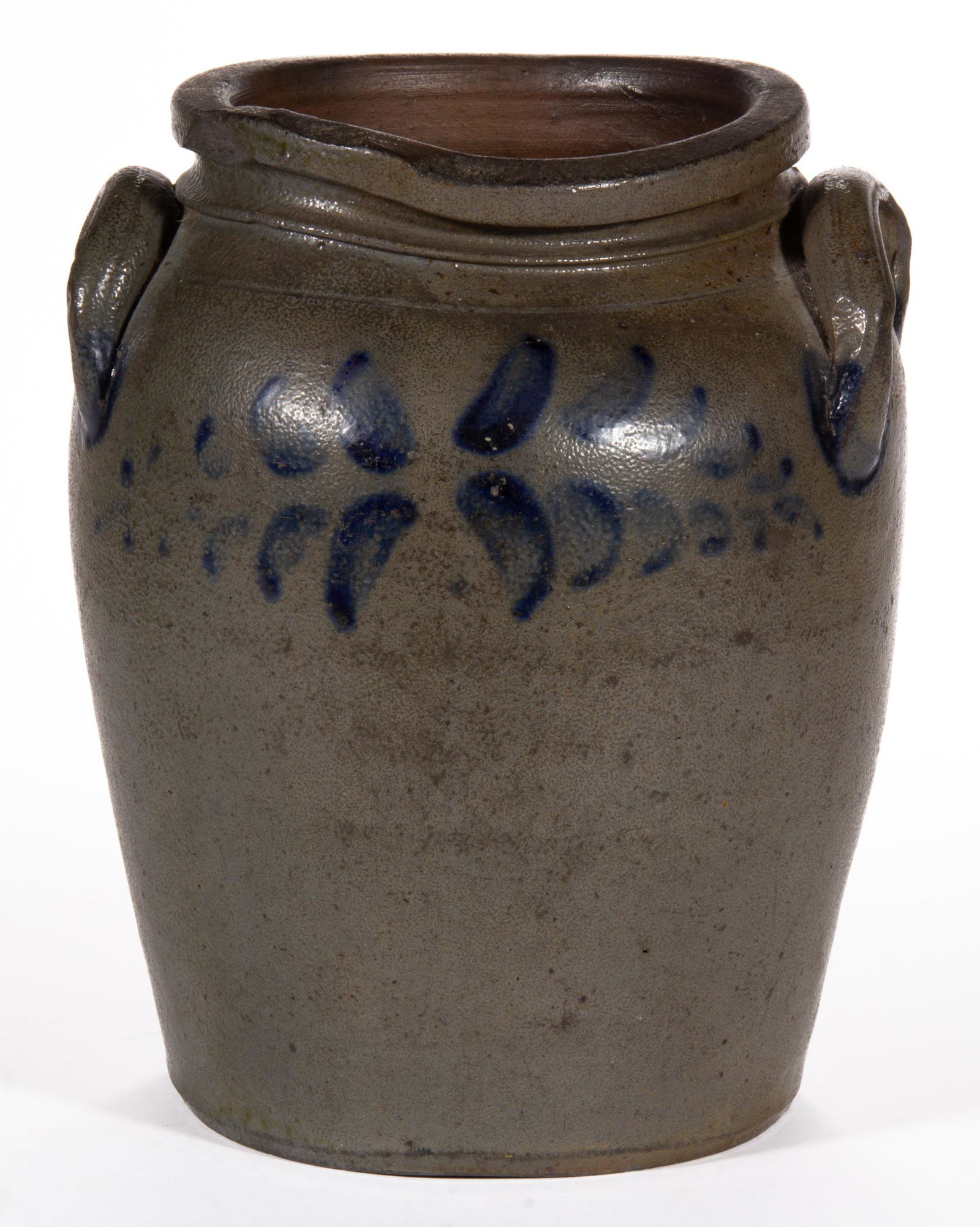 JAMES RIVER, VIRGINIA DECORATED STONEWARE JAR (1 of 5)