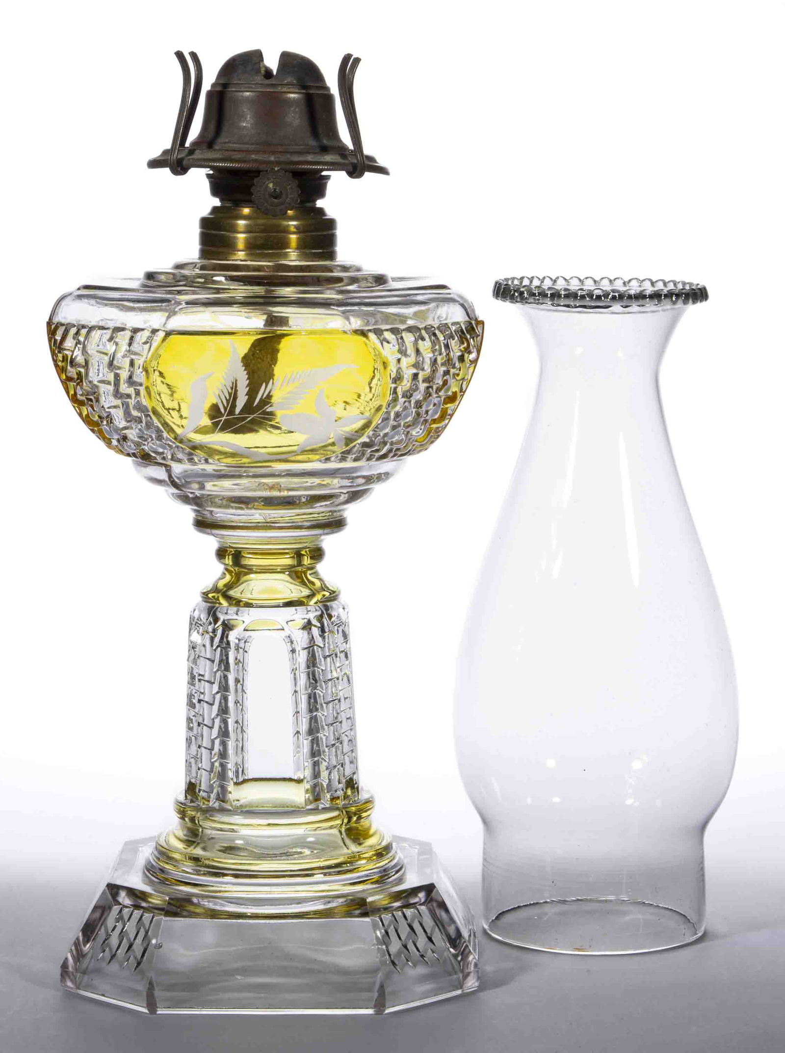 PICKET KEROSENE STAND LAMP, (1 of 1)