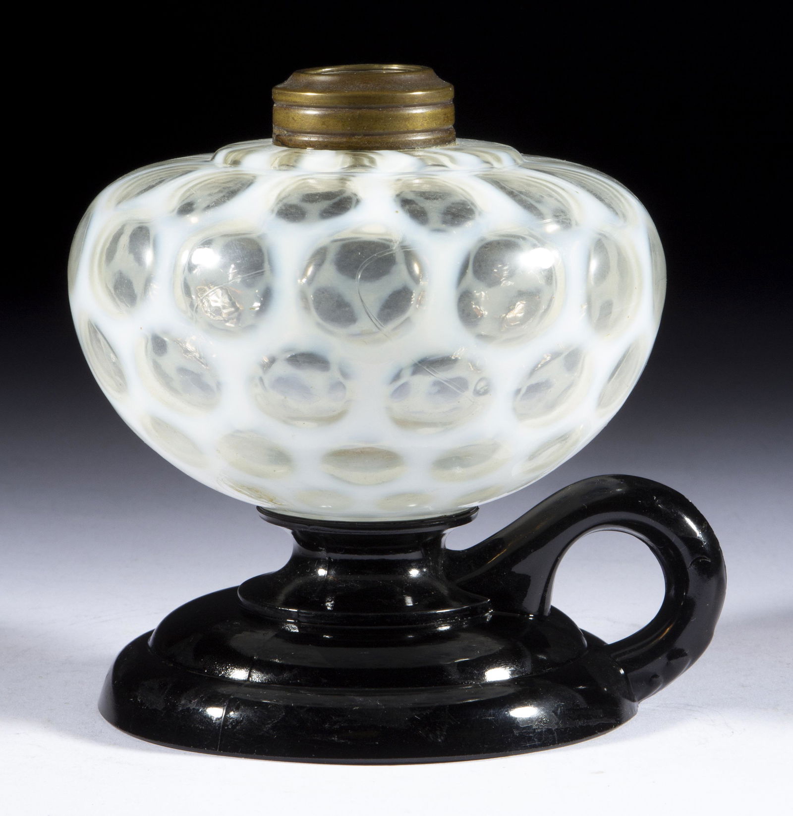 EASON KEROSENE FOOTED FINGER LAMP, (1 of 1)