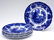 537: ENGLISH STAFFORDSHIRE TRANSFERWARE FLOW BLUE SALAD