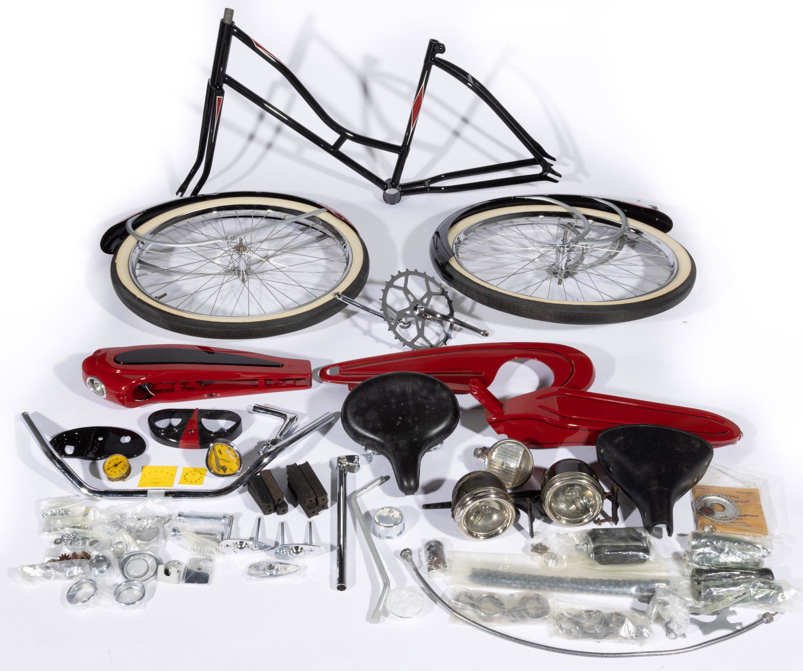 1938 SHELBY FLYING CLOUD BICYCLE / PARTS, (1 of 10)
