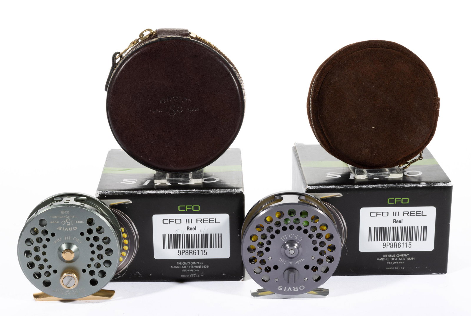 ORVIS CFO FLY FISHING REELS, LOT OF TWO, (1 of 2)
