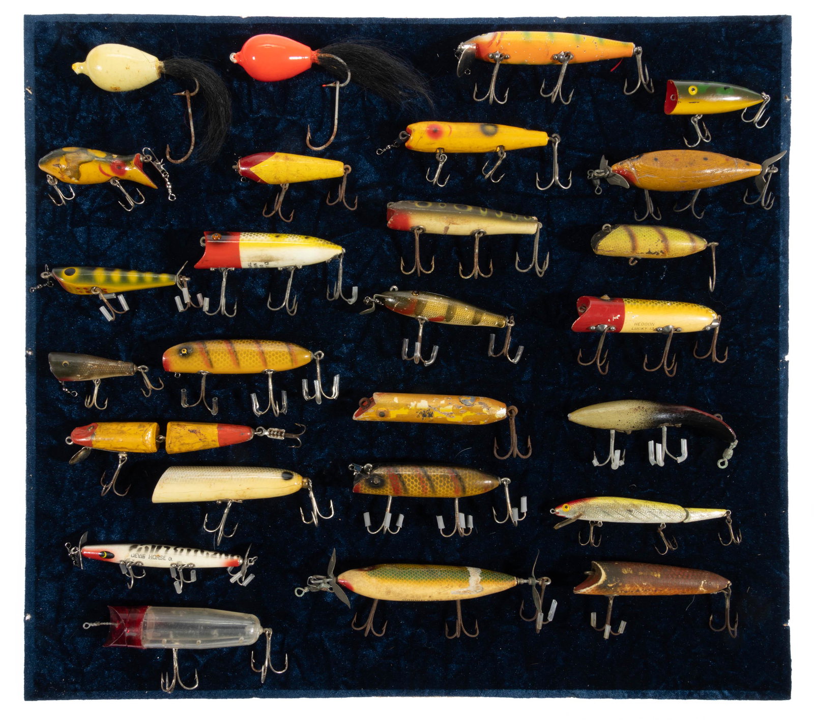VINTAGE FISHING LURES, LOT OF 26, (1 of 1)