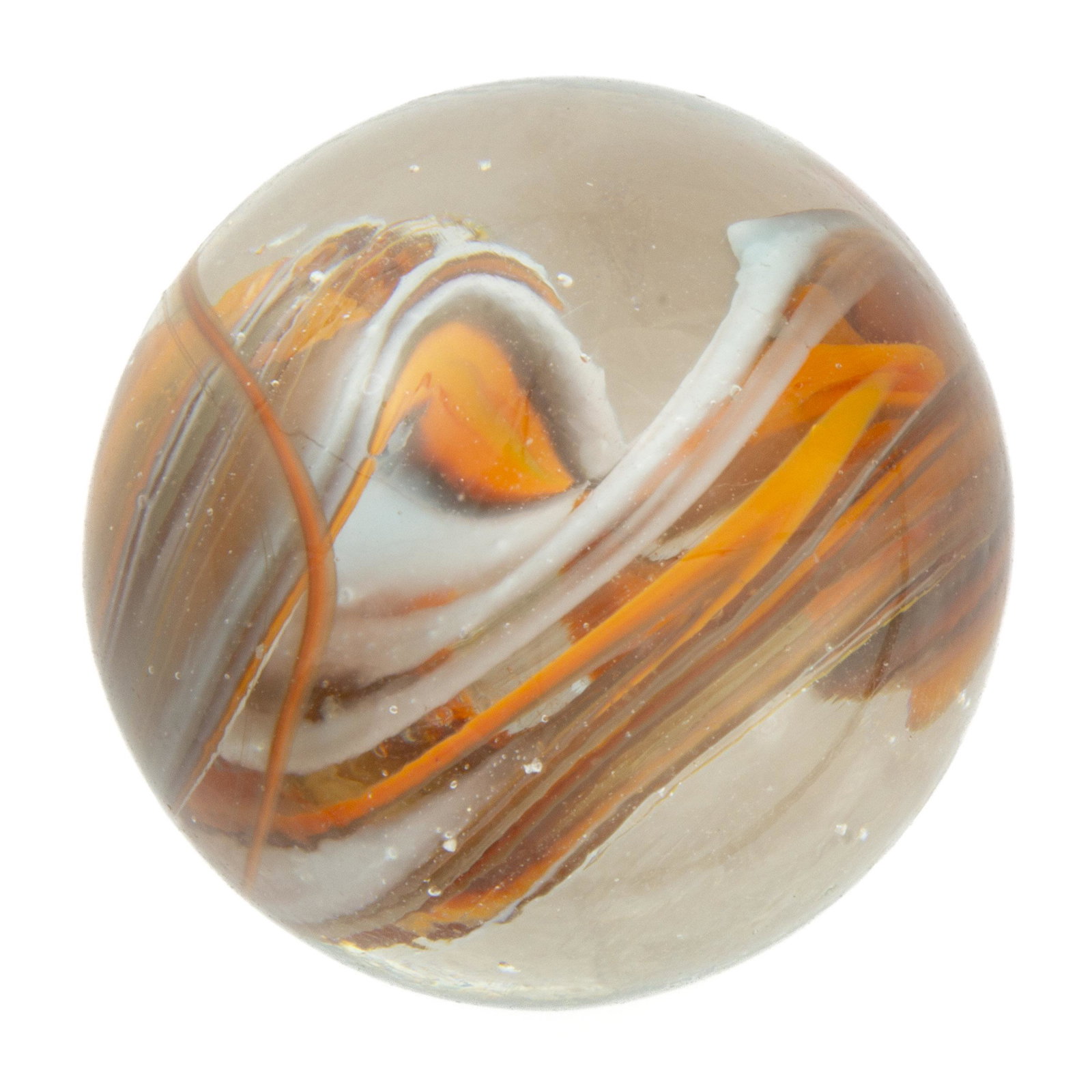 CHRISTENSEN TRANSPARENT GLASS / COBRA MACHINE-MADE MARBLE, (1 of 3)