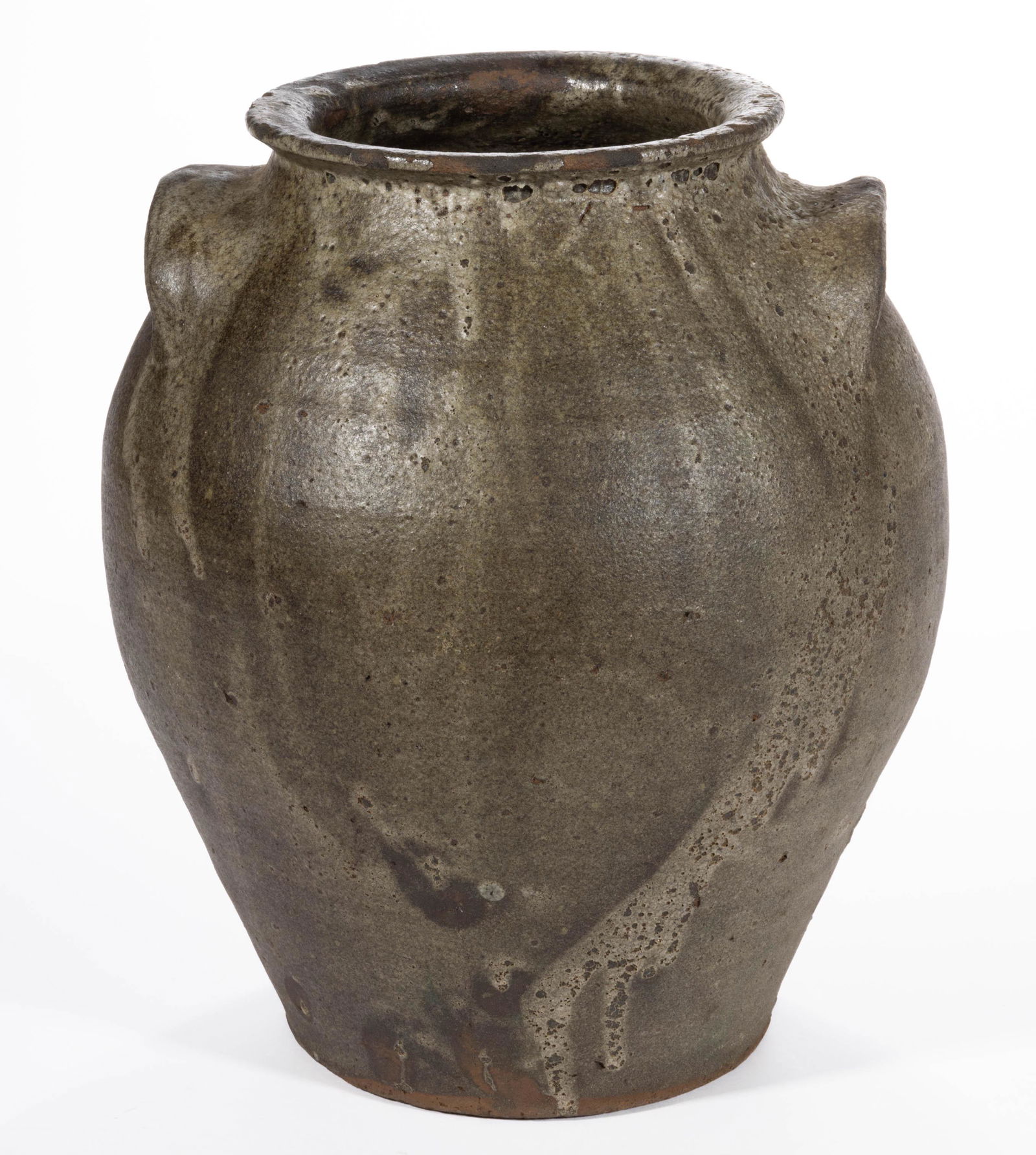 EDGEFIELD DISTRICT, SOUTH CAROLINA POTTERY / STONEWARE JAR, (1 of 6)