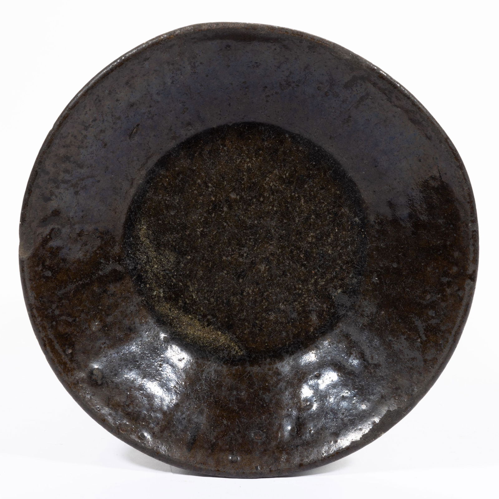 CATAWBA VALLEY, NORTH CAROLINA POTTERY / STONEWARE DIRT DISH, (1 of 3)