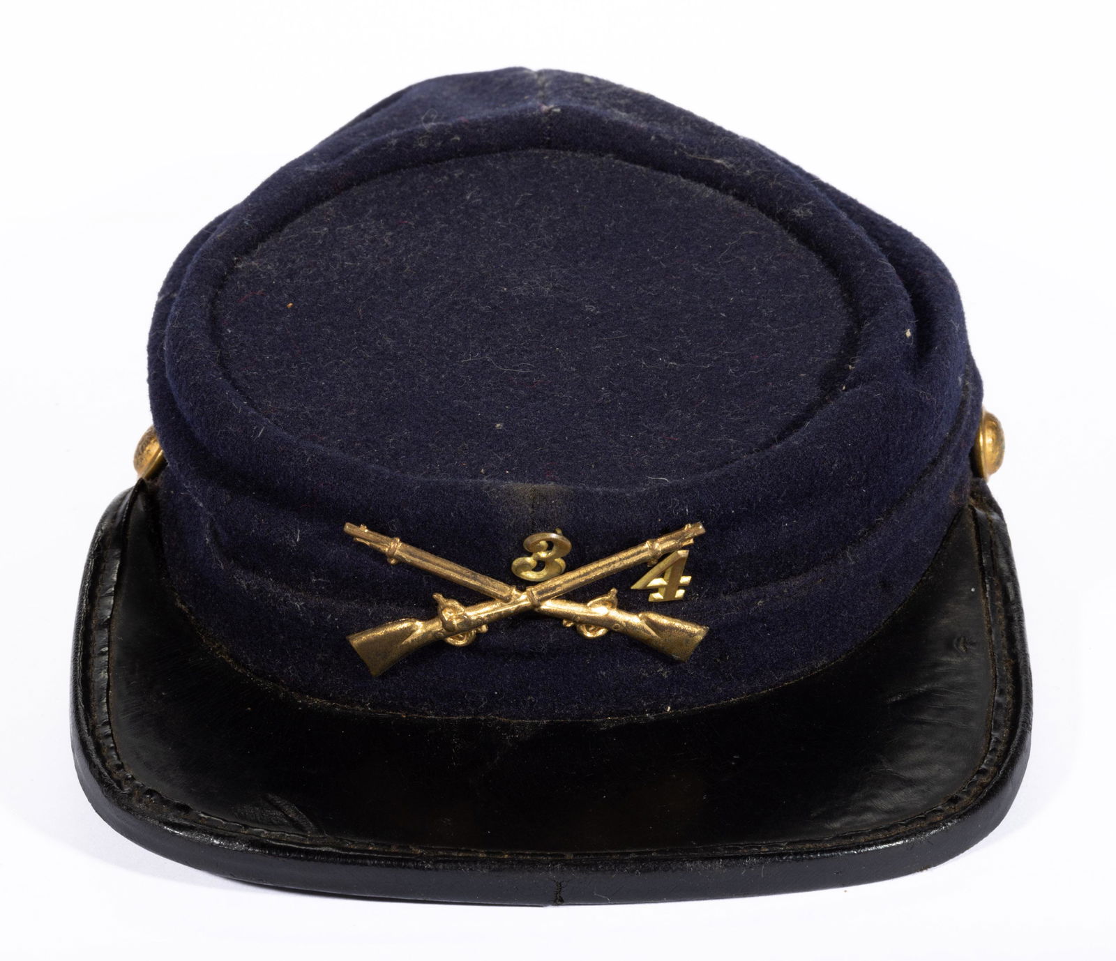 INDIAN WARS ERA MODEL 1872 KEPI, (1 of 4)