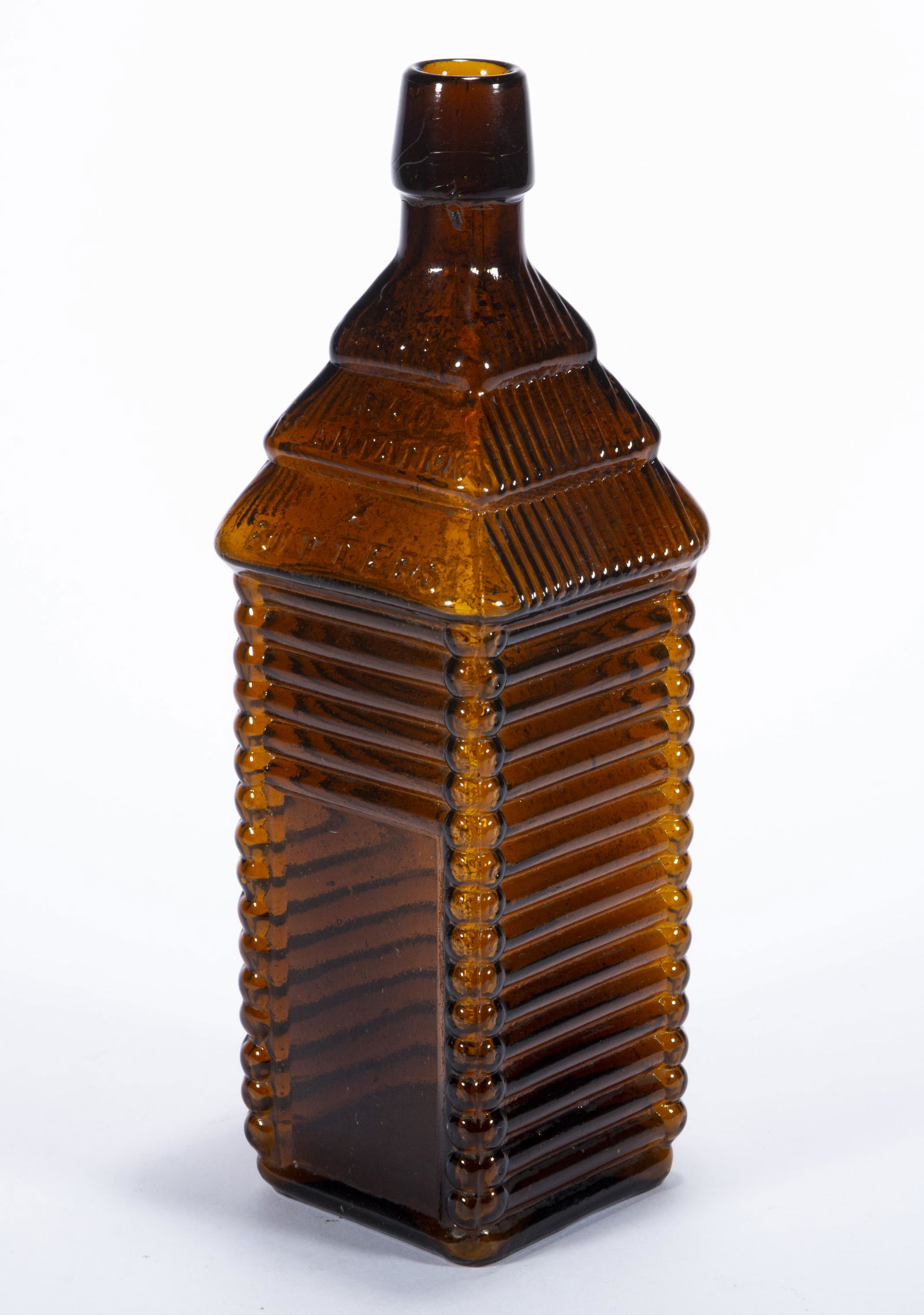 D-105 / DRAKE'S PLANTATION FIGURAL BITTERS BOTTLE, (1 of 4)